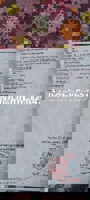 Nhà Giấy Tờ Đầy Đủ . Chính Chủ Rao .