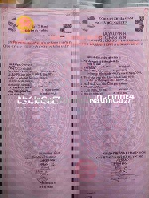 Chính chủ bán 107m2 đất ở sổ riêng