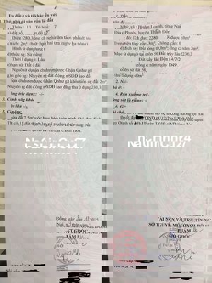 CHÍNH CHỦ BÁN GẤP–ĐẤT MẶT TIỀN ĐƯỜNG NHỰA X.PHƯỚC THÁI–LONG THÀNH- ĐN