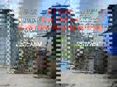 [Đất chính chủ]Bán lô đất 5 x 20  100m2 P.Tân Hiệp - TP.HCM