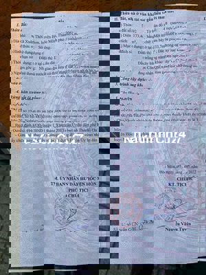 Chính chủ bán lô đất hẻm nội bộ đường Nguyễn Thị Thử