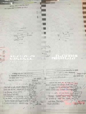 CHÍNH CHỦ BÂN QSDĐ TẠI PHƯỜNG PHÚ AN, TPHCM ( cũ là TPTHỦ DẦU MỘT BD)