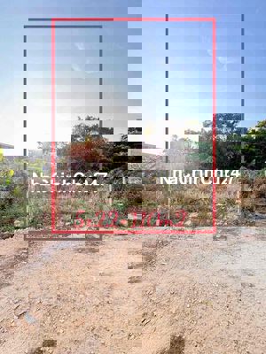 CHỦ GỬI BÁN LÔ ĐẤT PHƯỜNG ( bửu hoà củ). DT: 5x22=110M2. GIÁ: 2TỶ050