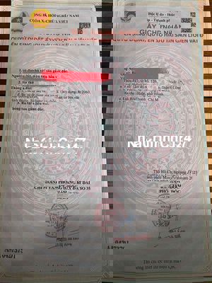 Đất ngộp, chính chủ xã Hoà Hiệp-Xuyên Mộc-TP HCM