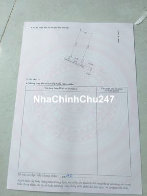 Chính chủ cần bán lô đất gần chợ cây me