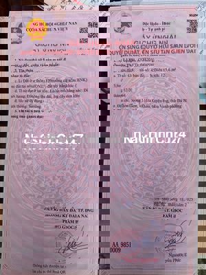 Chính chủ cần bán đất Dương Sơn, Hoà Xuân, tp Đà Nẵng