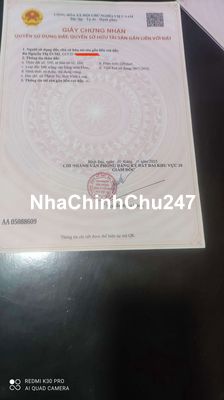 Cần bán đất sổ hồng chính chủ huyện Bình Đại, Bến Tre