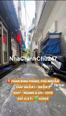 Chính chủ bán nhà Phan Đình Phùng,P. Cầu Kiệu,Tp.Hcm