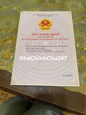 Chính chủ bán lô đất vị trí đắc địa sổ riêng