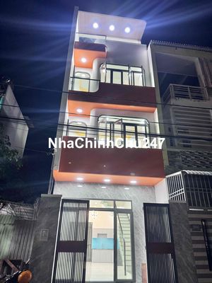 Chính Chủ bán nhà mới xây 4 Tầng sau chợ Long Trường view Landmark