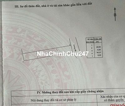 Đất thổ cư chính chủ ngang 6m trung tâm xã Đá Bạc