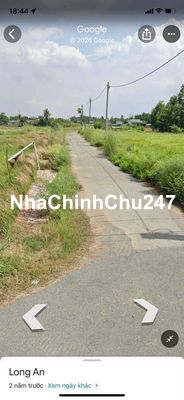 Chính chủ cần bán lô đất 2 mặt tiền đường nhựa 5m tại Mỹ Lệ 2 Cần Đước