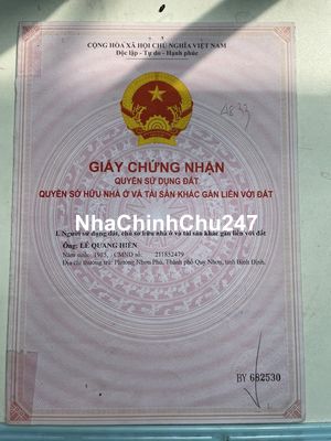 Bán nhà chính chủ phường Tương Bình Hiệp, Thủ Dầu Một
