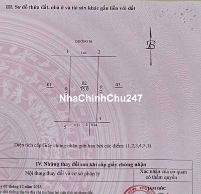 Bán đất chính chủ