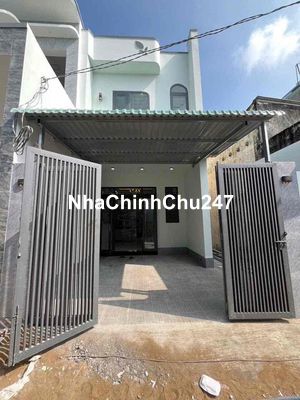 Chủ gởi bán nhà 1 trệt 1 lầu gần chợ Hoá an đã hoàn công, hẻm ô tô,shr