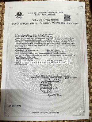 bán nhà mặt tiền nguyễn văn yến , nhà chính chủ HH 2%