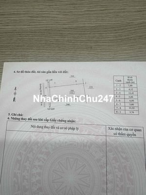Chính chủ bán thửa đất mặt tiền 7m, dài 19,6m xã Quế Sơn Trung