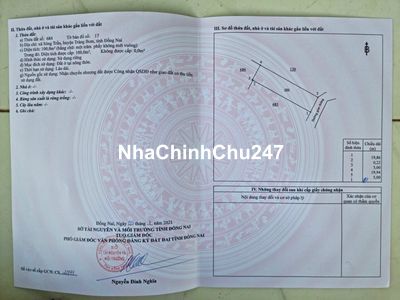 Chính chủ bán gấp đất sổ riêng thổ cư 100% gần KCN Bàu Xéo Hỗ trợ Bank