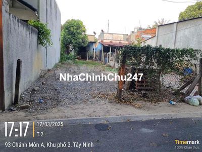 Em chính chủ bán đất 100% thổ cư trung tp Tây Ninh