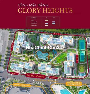 Chính chủ bán căn hộ chung cư Glory Height