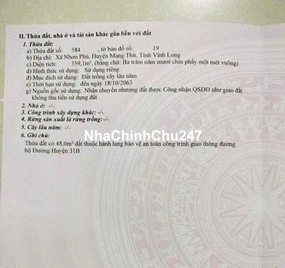 chính chủ cần bán 650tr một nền