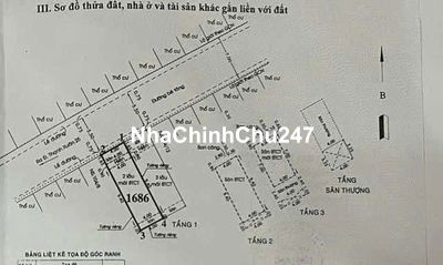 Nhà Chính Chủ Khu Đồng Bộ đường 7m, TX22. DT 4x13, 4 Tầng, 5.25T