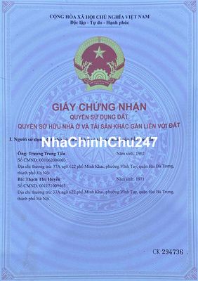 bán nhà chính chủ miễn trung gian