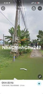 Kẹt tiền chính chủ cần bán lô đất 5x43 m, full thổ cư, chợ Mỹ Hạnh Nam