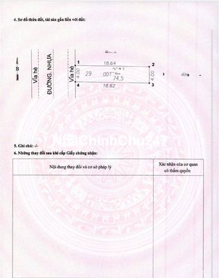 CHÍNH CHỦ CẦN BÁN TRỆT 2 LẦU Ổ LÝ THƯỜNG KIỆT, DĨ AN. DT 74,5m. THÔNG