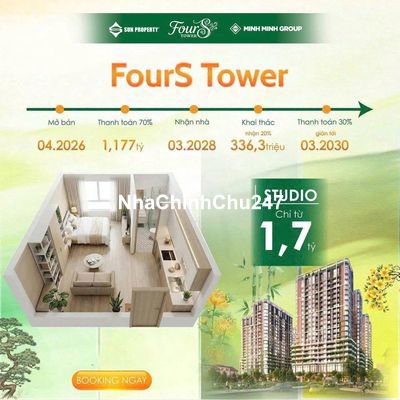 Căn hộ FourS Tower Chủ đầu tư Sun Group ngay ngã tư Nguyễn Phước Lan
