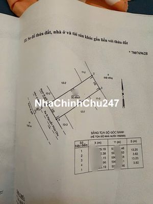 Bán Nhà nát Đất vuông vức 50.5m2 đường trước nhà 4m hết lộ giới