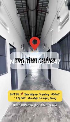 BÁN DÃY TRỌ CHÍNH CHỦ BÌNH CHÁNH SỔ HỒNG RIÊNG