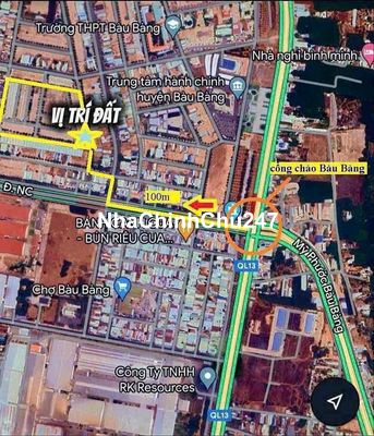 Chủ ngộp góc 2 mặt tiền, KCN Becamex Bàu Bàng