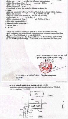 Bán nhà chính chủ, SHR, gần ngã tư An Sương