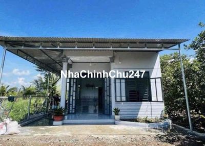 Nhà Vườn 455m2 sẵn nhà và vườn trái cây chủ kẹt bán có 390triệu bao so