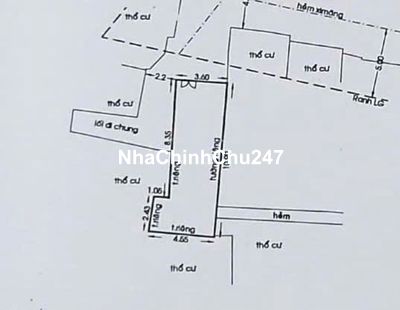Nhà trệt  chính chủ 40 m2, hẻm 6m, gần sân bay, Giáp P.Nhuận, B.Thạnh