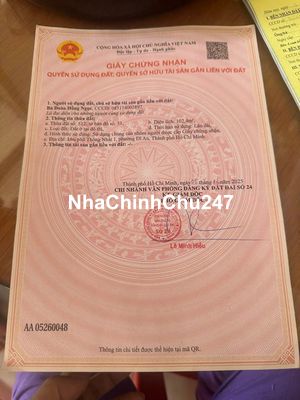 CHÍNH CHỦ CẦN BÁN ĐẤT 2 MT TẶNG DÃY TRỌ. Ở DĨ AN. DT 102,4M. T.CƯ 100