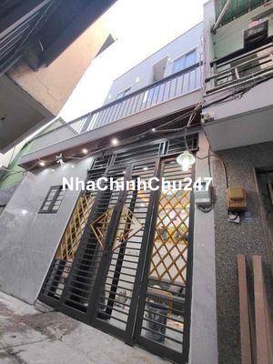 Nhà hưng phú 3 tầng sân thượng đúc Sh riêng hẻm thông sát cầu chữ Y