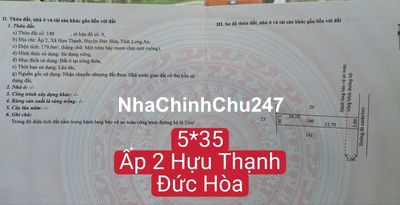 chính chủ bán gấp đất long an
