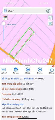 CHÍNH CHỦ BÁN GẤP ĐẤT SỔ RIÊNG 1,4 TỶ
