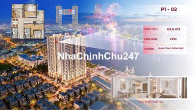 CHÍNH CHỦ BÁN CĂN 2PN PENINSULA - VIEW BIỂN & SƠN TRÀ - GIÁ CHỈ 4 TỶ!