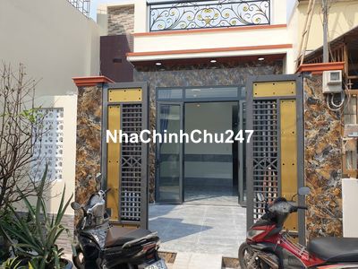 Nhà đẹp DT 5x20 (3pn) gần chợ chữ S, ngã 4 Giếng Nước Hóc Môn