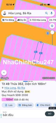 CHÍNH CHỦ cần bán nền đất 100 m2, LAN ANH, P Tam Long, TP HCM