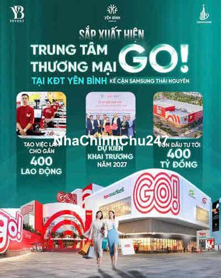 🔥 CHÍNH CHỦ BÁN LÔ GÓC 202M² – VỊ TRÍ VÀNG CẠNH TTTM GO – KĐT YÊN BÌNH