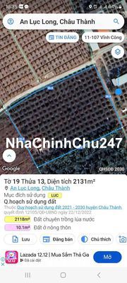 Chính chủ bán đất 2.130m² Long An – 400tr/1000m², giá tốt khu vực