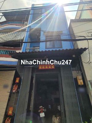 nhà mới 3 tầng hẻm xe hơi thông tên lửa Q.6 3P