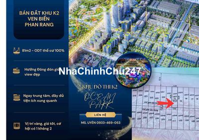 📍 CHÍNH CHỦ BÁN ĐẤT KHU K2 – VEN BIỂN PHAN RANG Sở hữu ngay lô đất vị