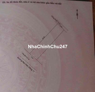 chủ càn tiền bán gấp lô đất mặt tiền nại hiên đông 11