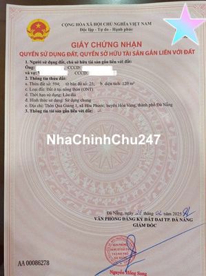 🔥 CHÍNH CHỦ BÁN 2 LÔ ĐẤT LIỀN KỀ – HOÀ XUÂN, TRUNG TÂM ĐÀ NẴNG 🔥