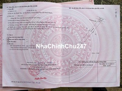 Đất chính chủ gần chợ Cây Điệp, Tân Phước, đường bê tông, sát dân